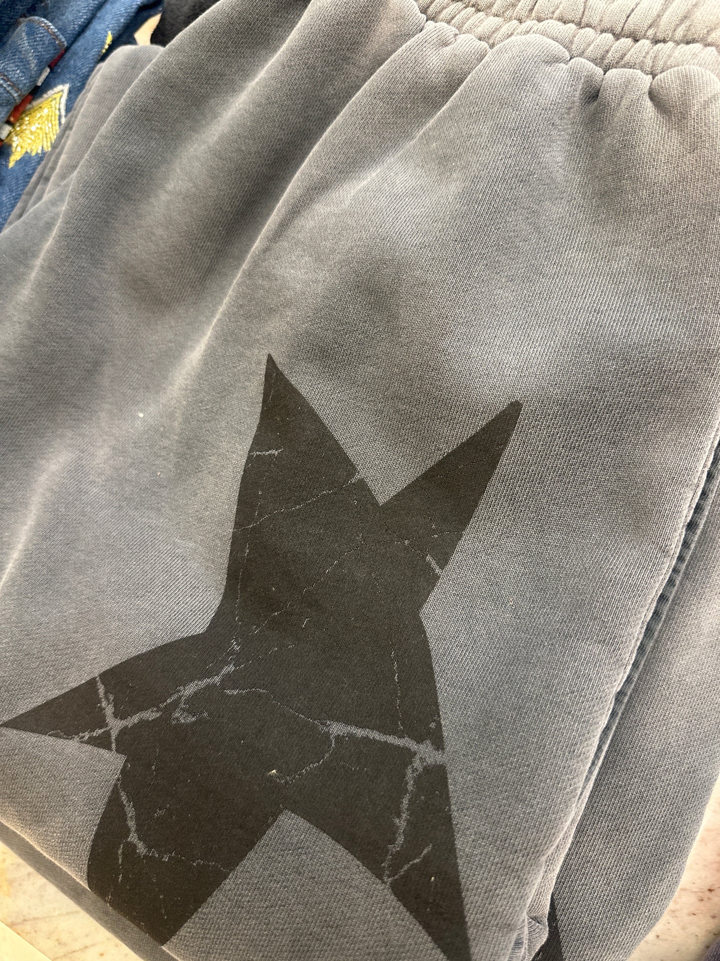 STAR SWEATPANTS - BLACK