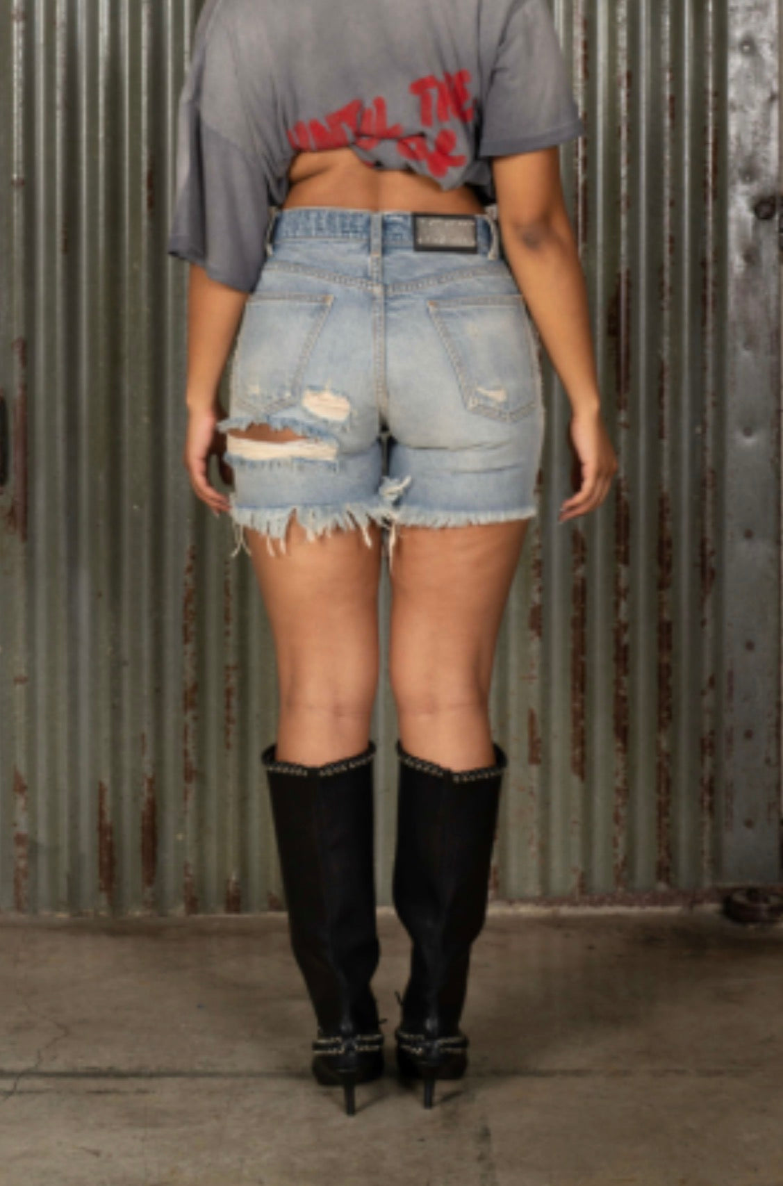 Touch Me Not Denim Short