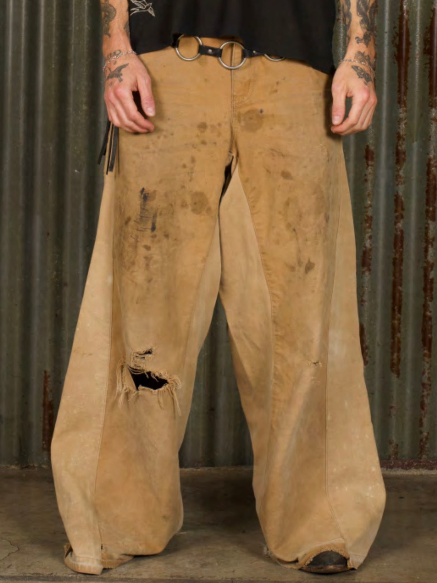 AJAX MECHANIC PANT - DENIM BROWN