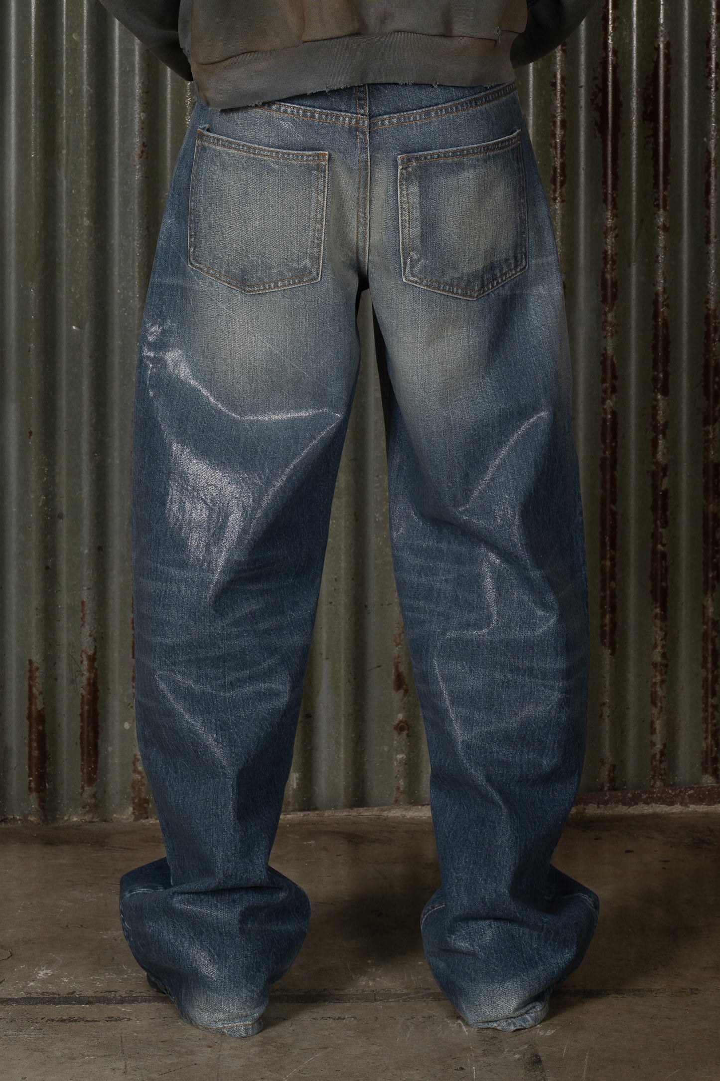 STORM RIDER WAXED DENIM