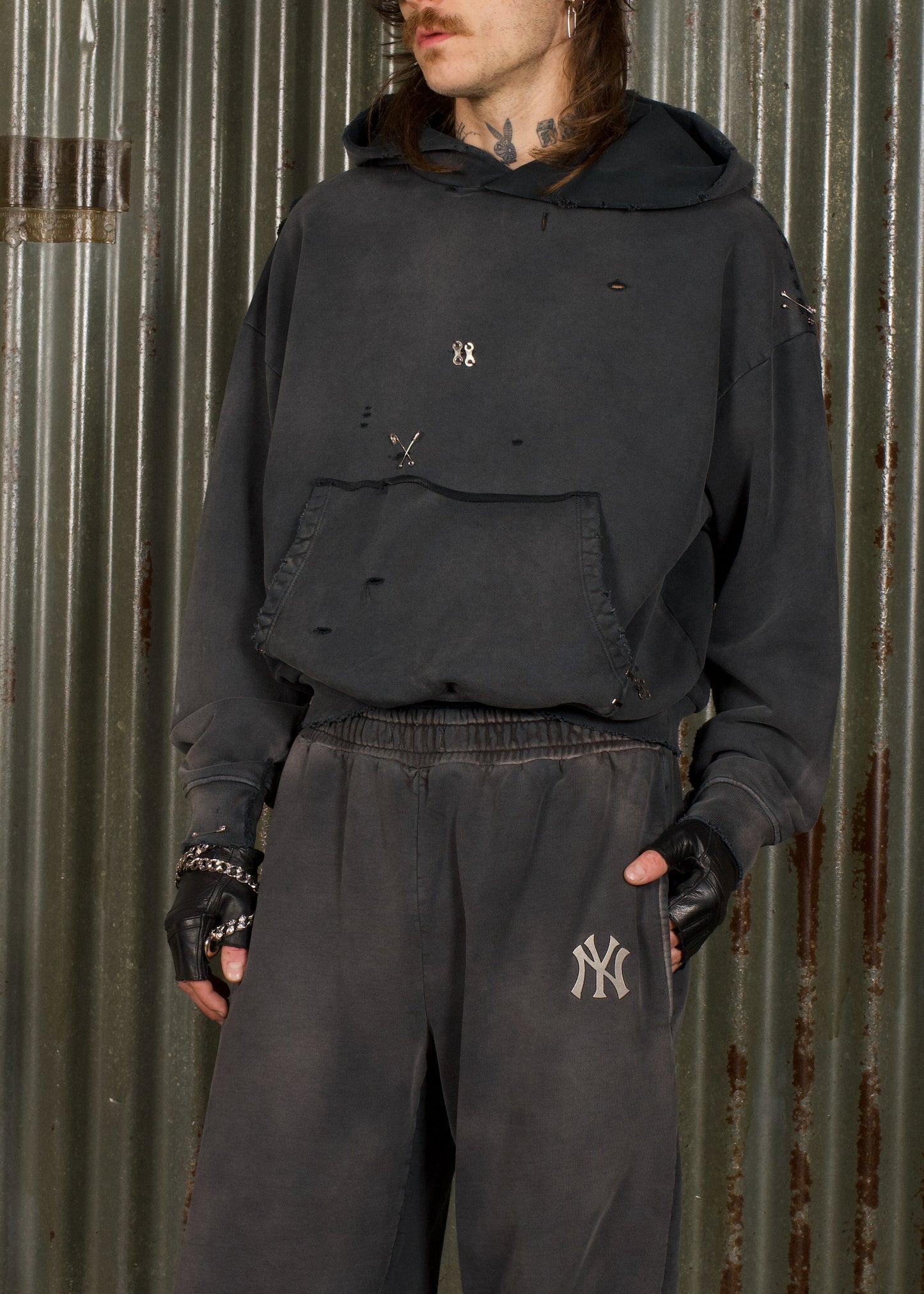 MECHANIC HOODIE - BLACK
