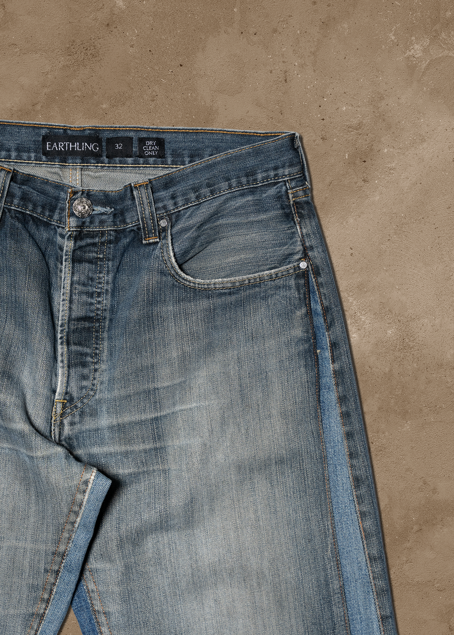 Mini Split Denim Pant 32
