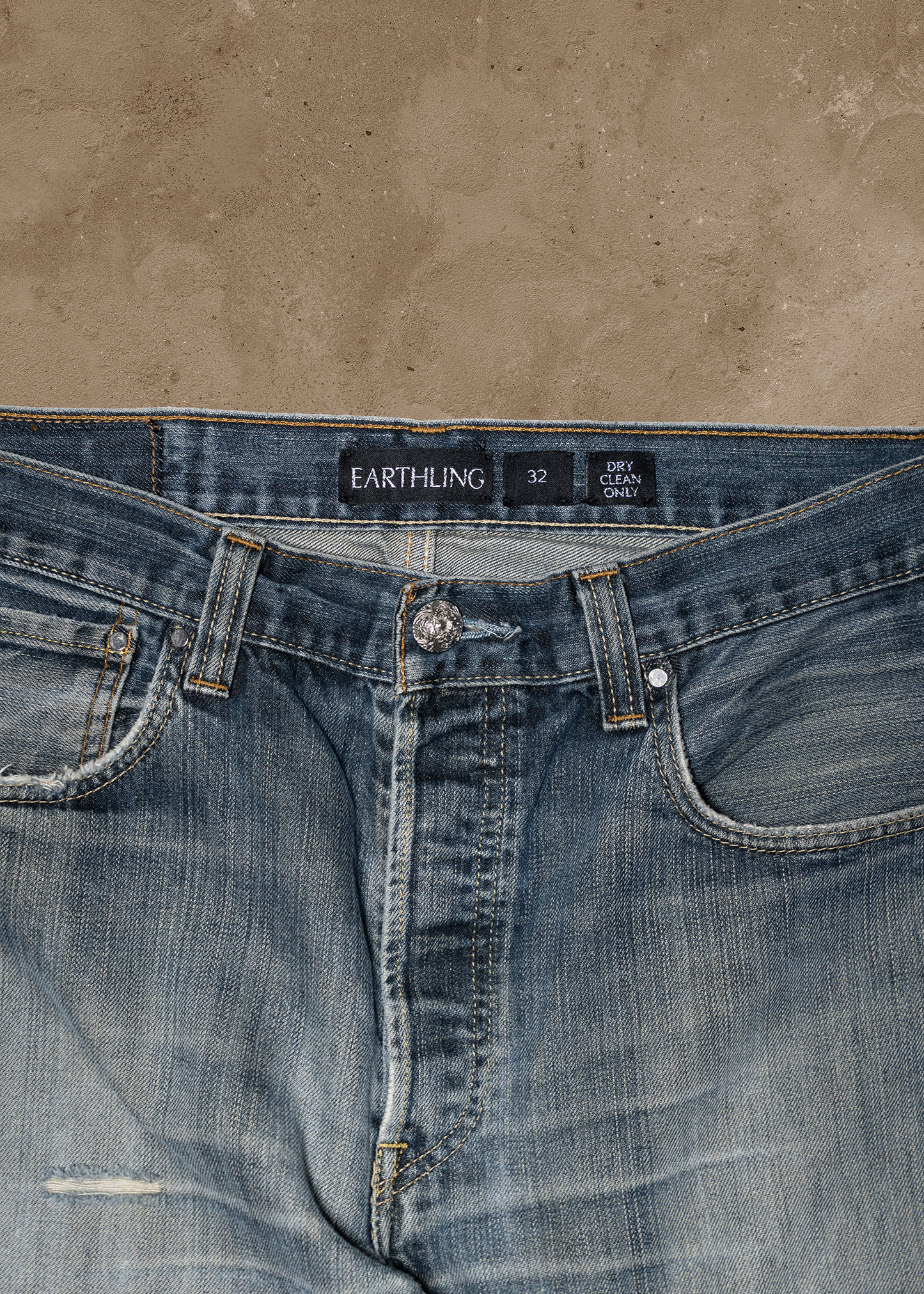 Mini Split Denim Pant 32