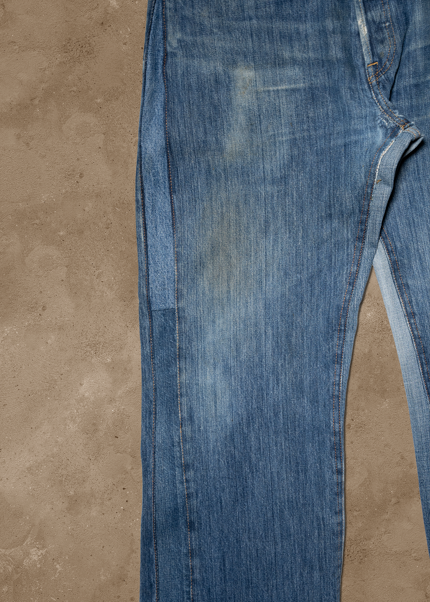 Mini Split Denim Pant 36