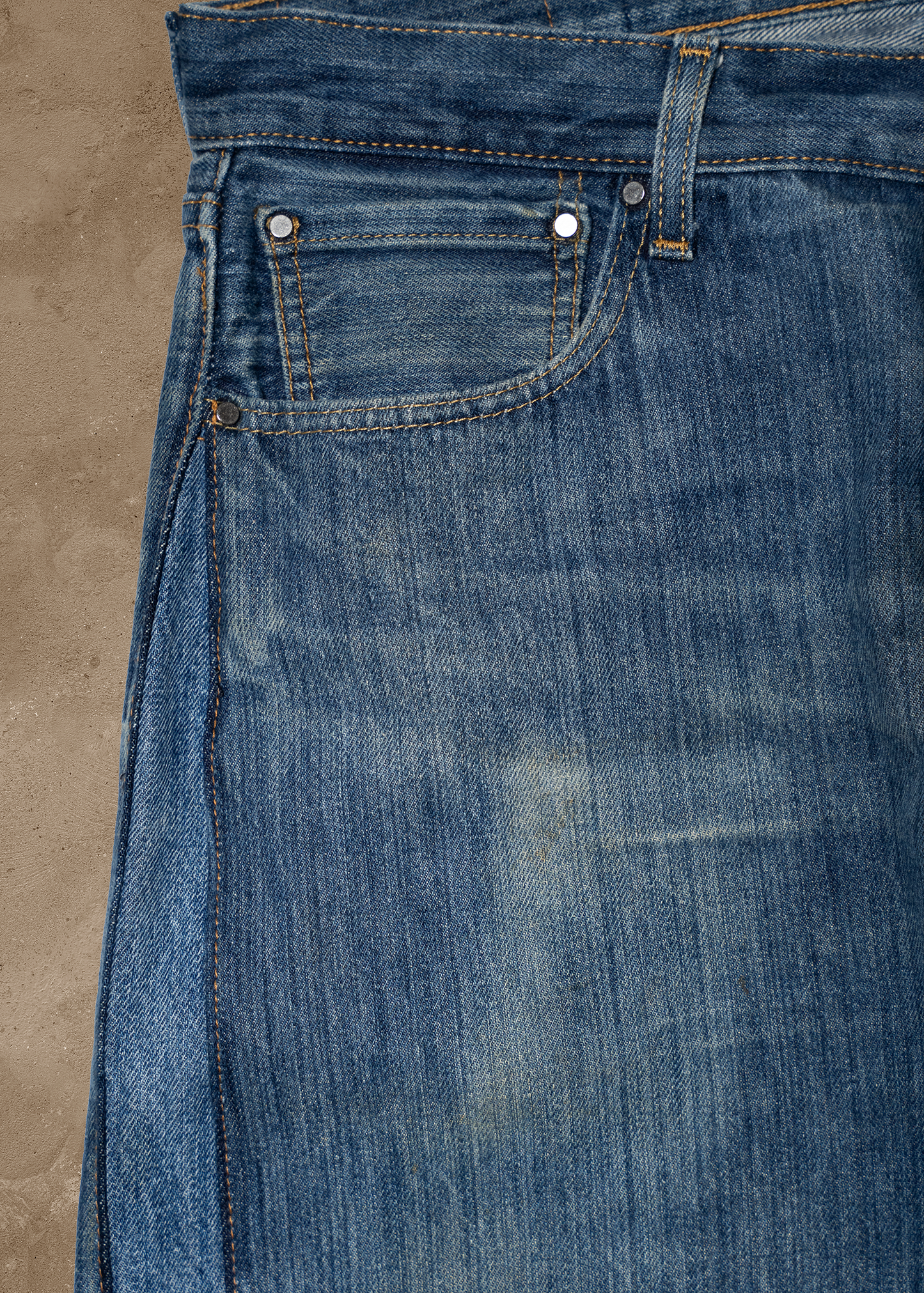 Mini Split Denim Pant 36