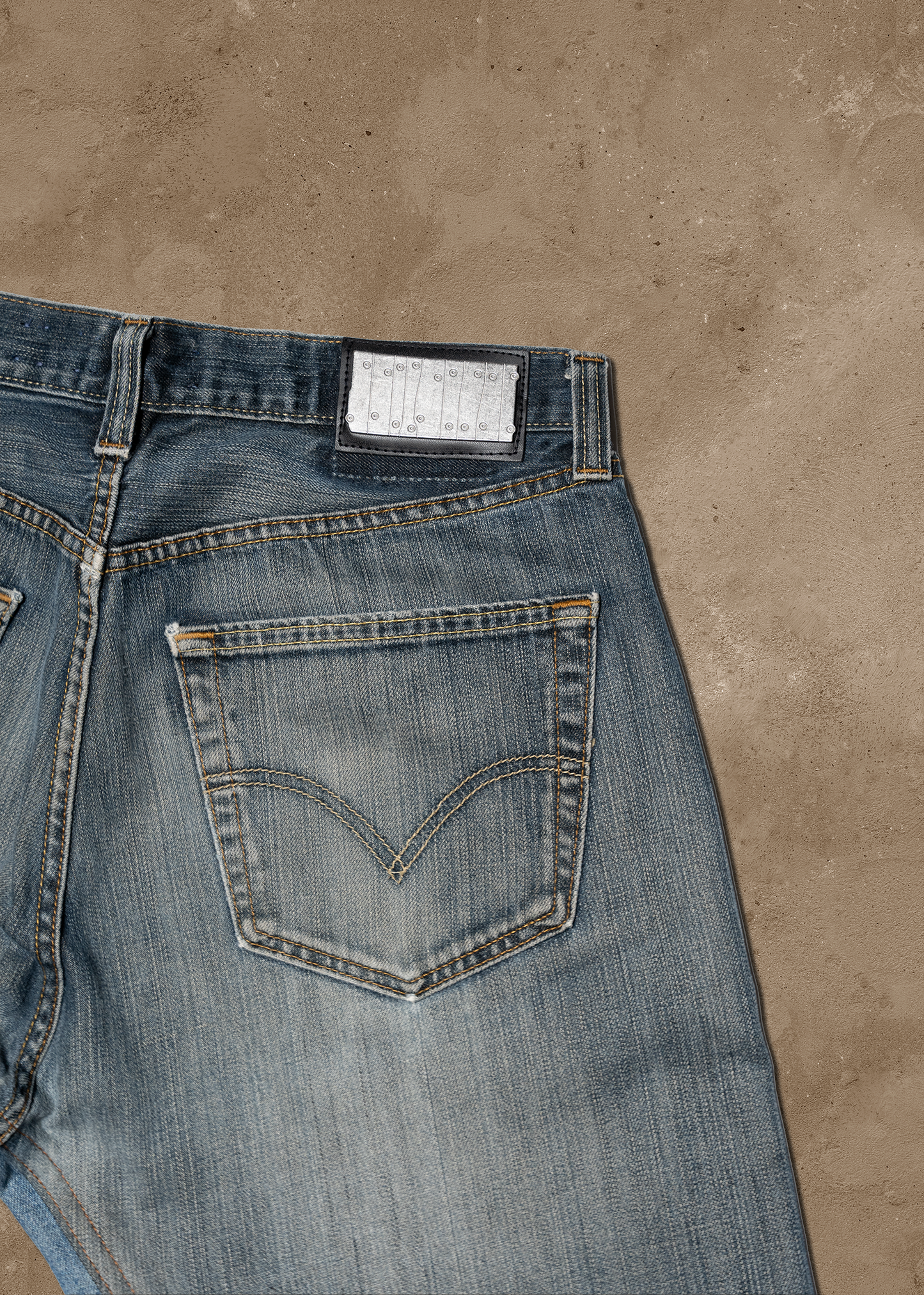 Mini Split Denim Pant 32