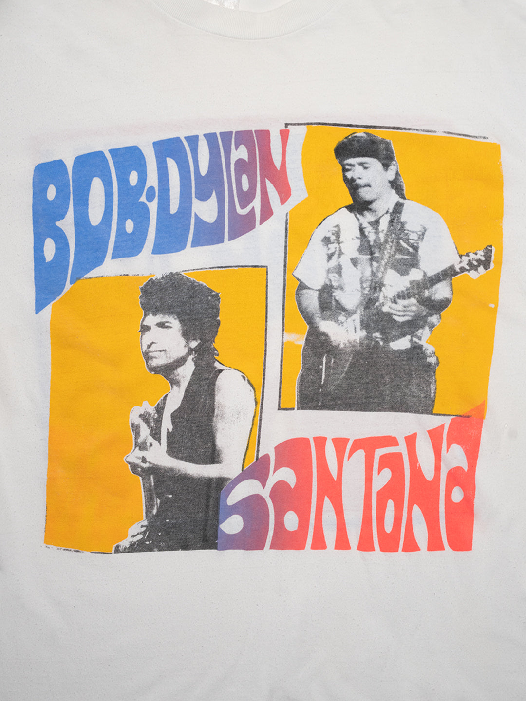 BOB DYLAN SANTANA close up