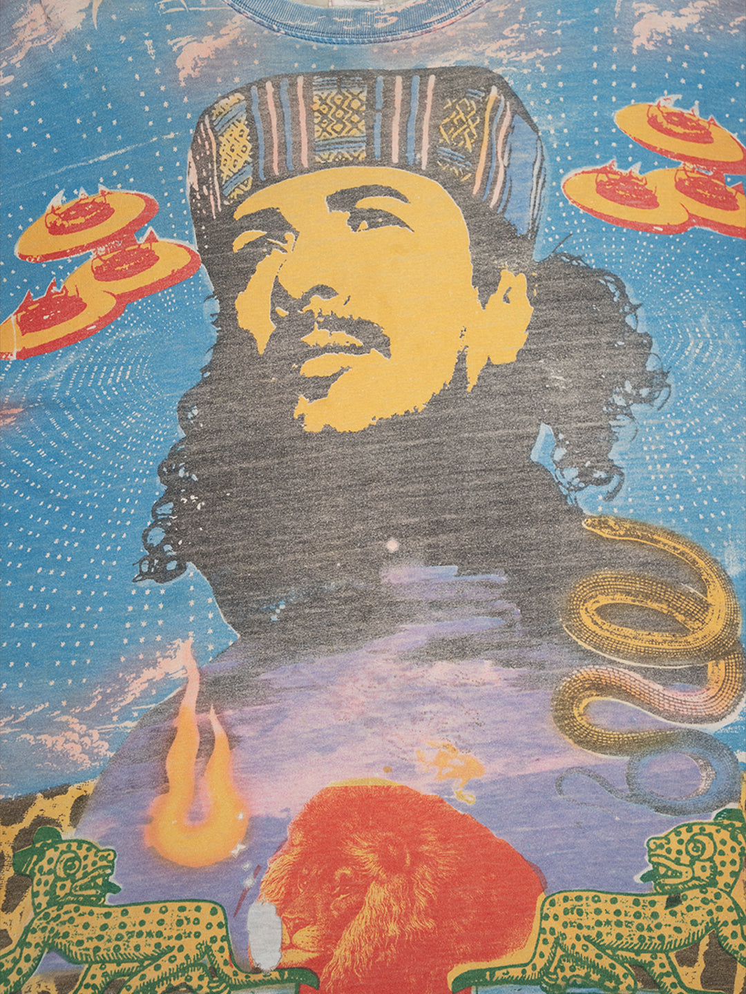 Carlos Santana close up