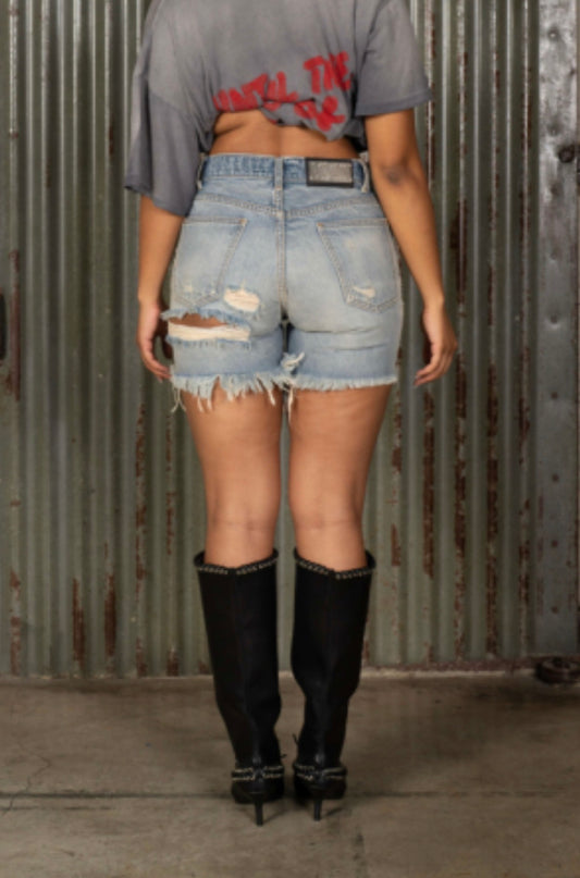 Touch Me Not Denim Short