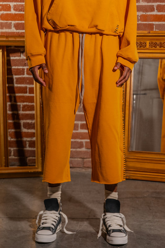 CHROME STITCH CAPRI - RUST