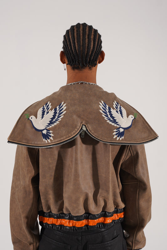 Tauben schreien Jacke