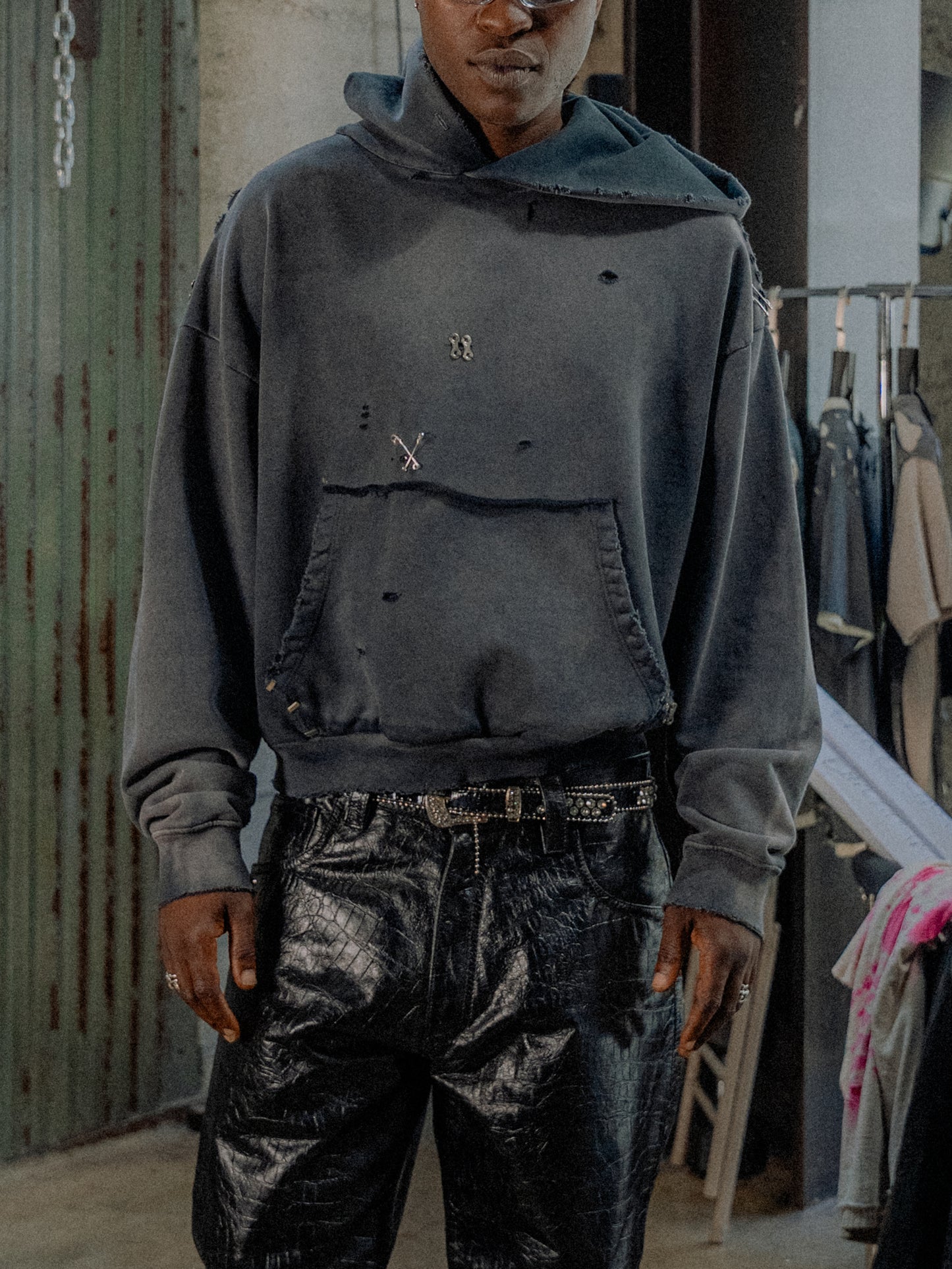 MECHANIC HOODIE - BLACK