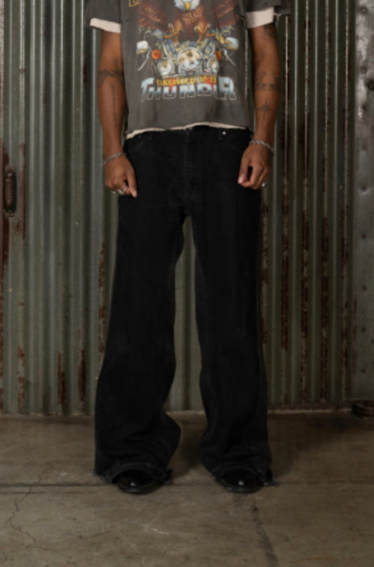 Midnight Split Denim