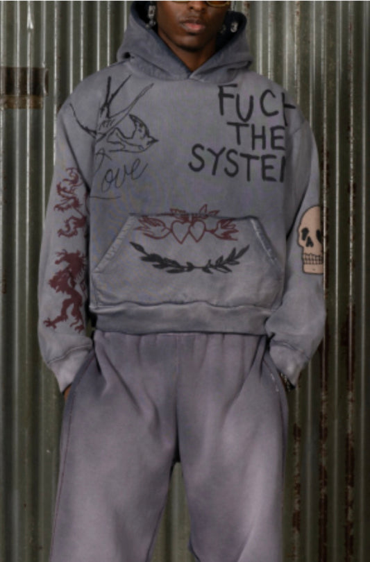 Fuck The System Hoodie