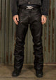 CHROME PIPE LEATHER PANT