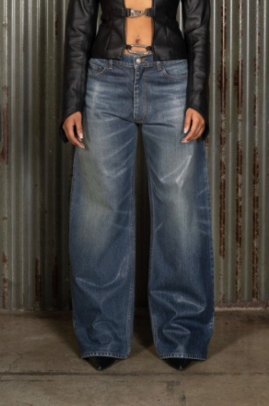 Storm Rider Wax Denim Pant Woman