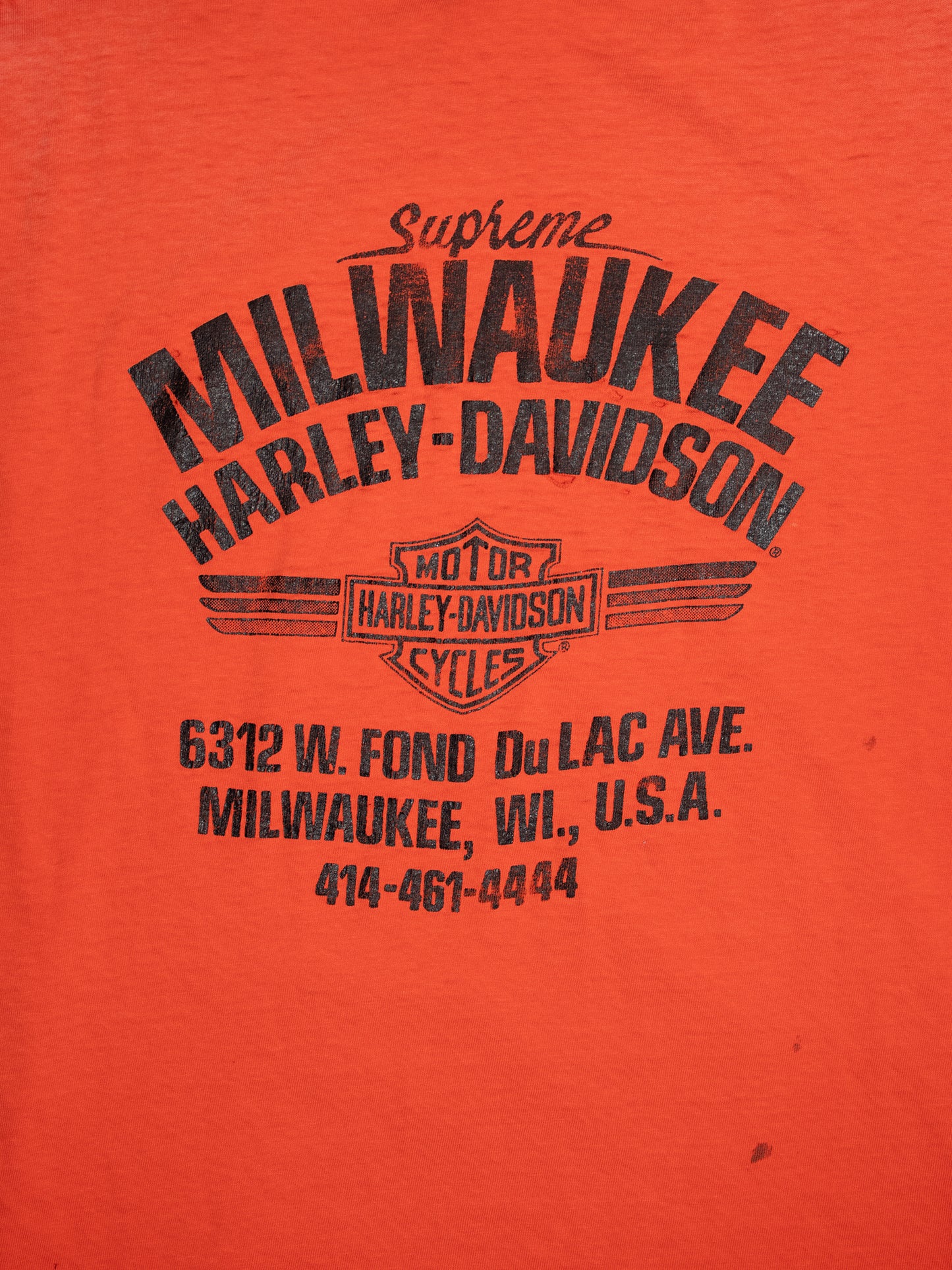 Harley Davidson Orange