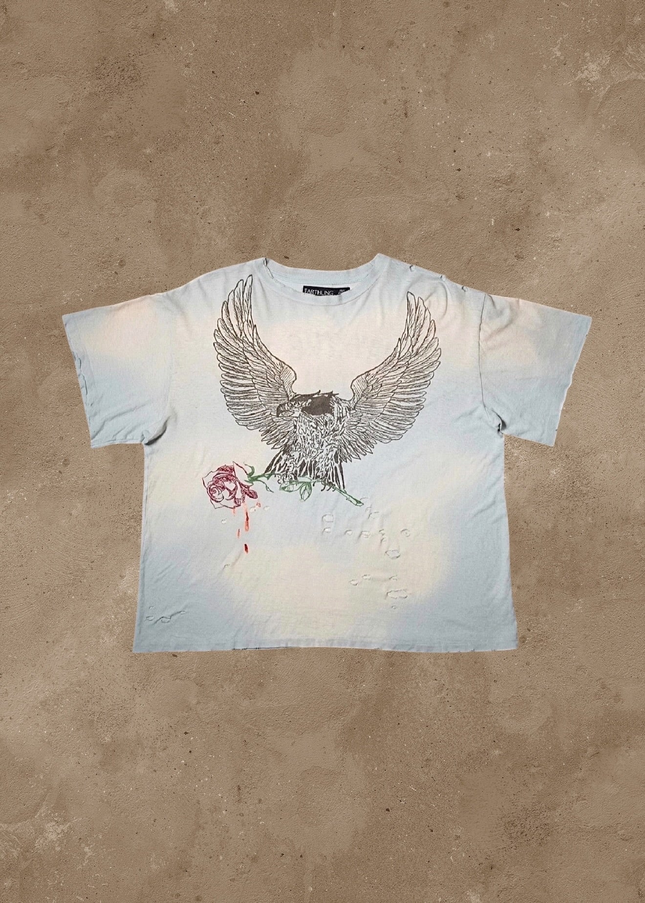 BLEEDING ROSE EAGLE T-SHIRT