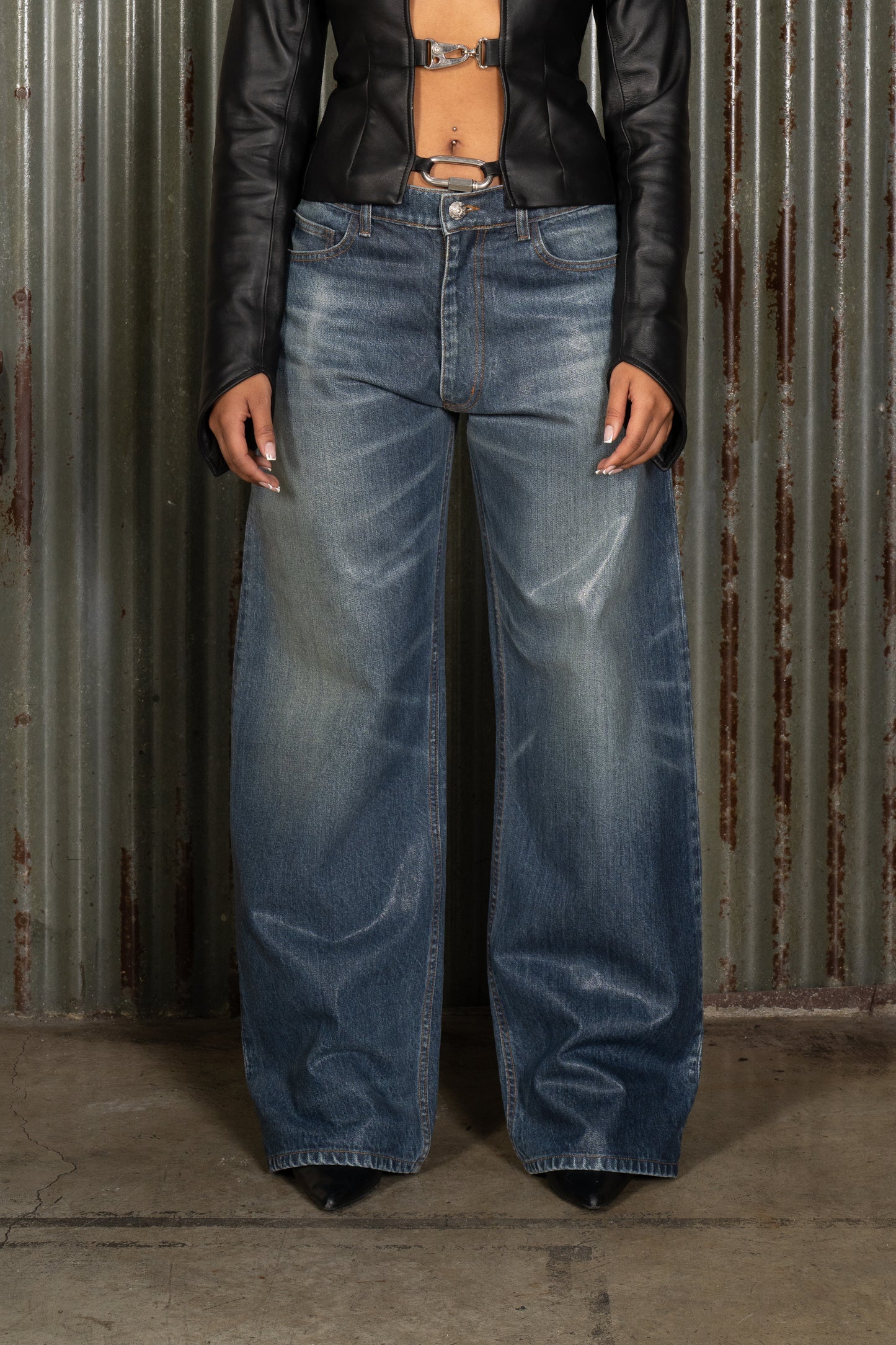 Storm Rider Wax Denim Pant Woman - COPY
