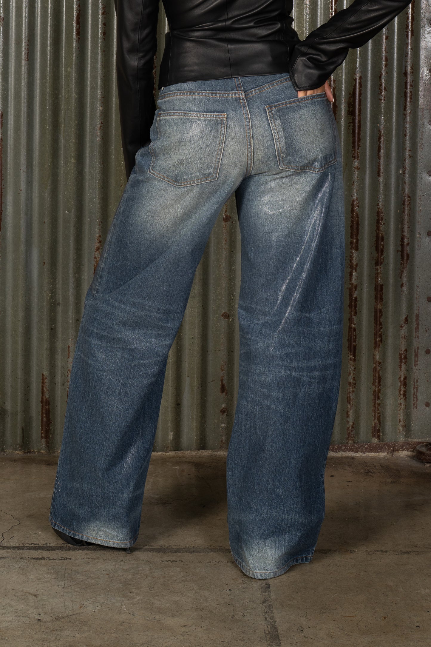 Storm Rider Wax Denim Pant Woman - COPY