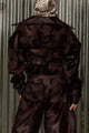 Romantics Leather Jacket - Maroon