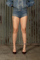 Lucy Puff Denim Short