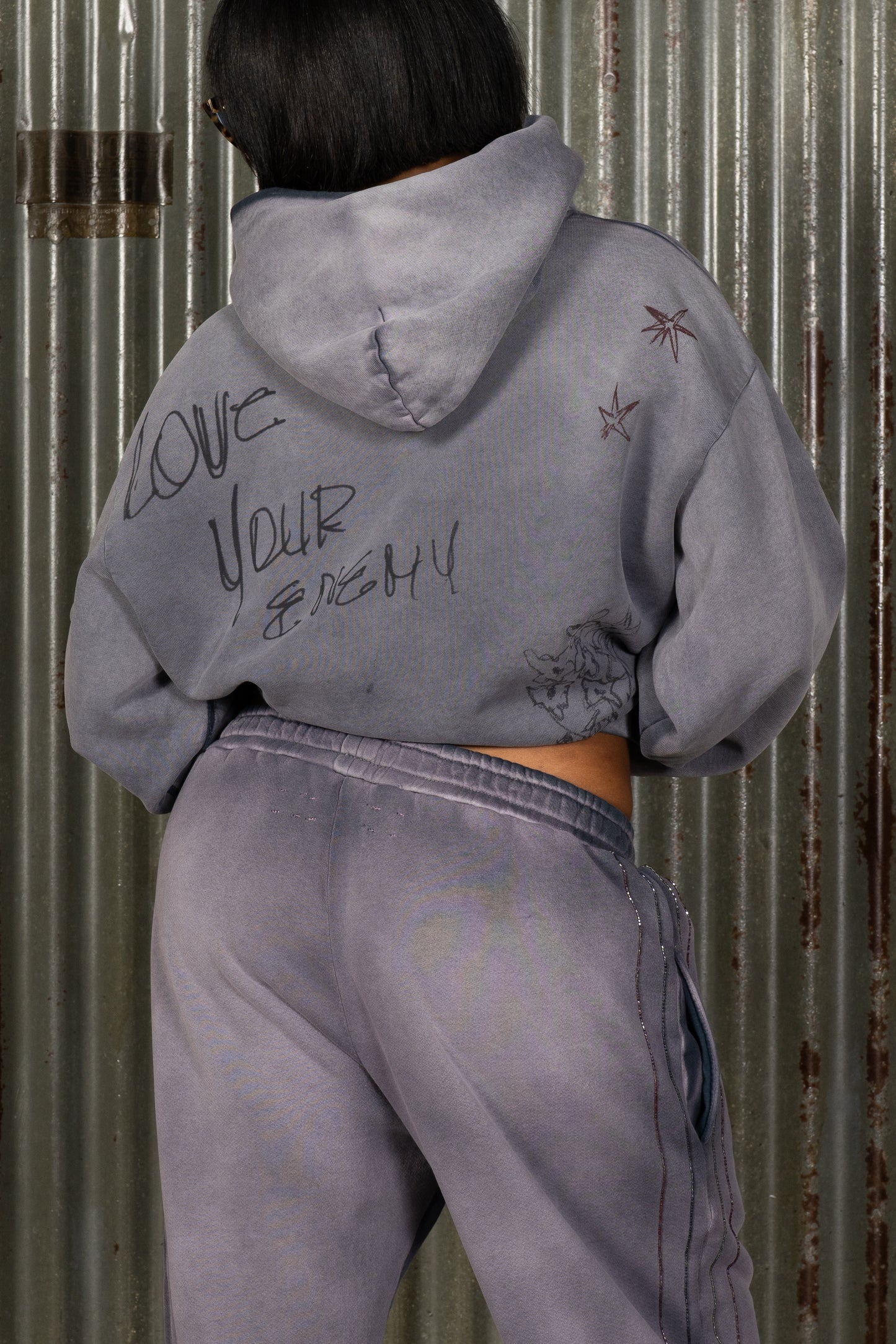 Fuck The System Hoodie Woman