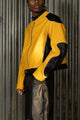 Night Rider Leather Jacket - Yellow