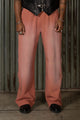 CHROME STITCH SWEATPANT - PEACH - COPY