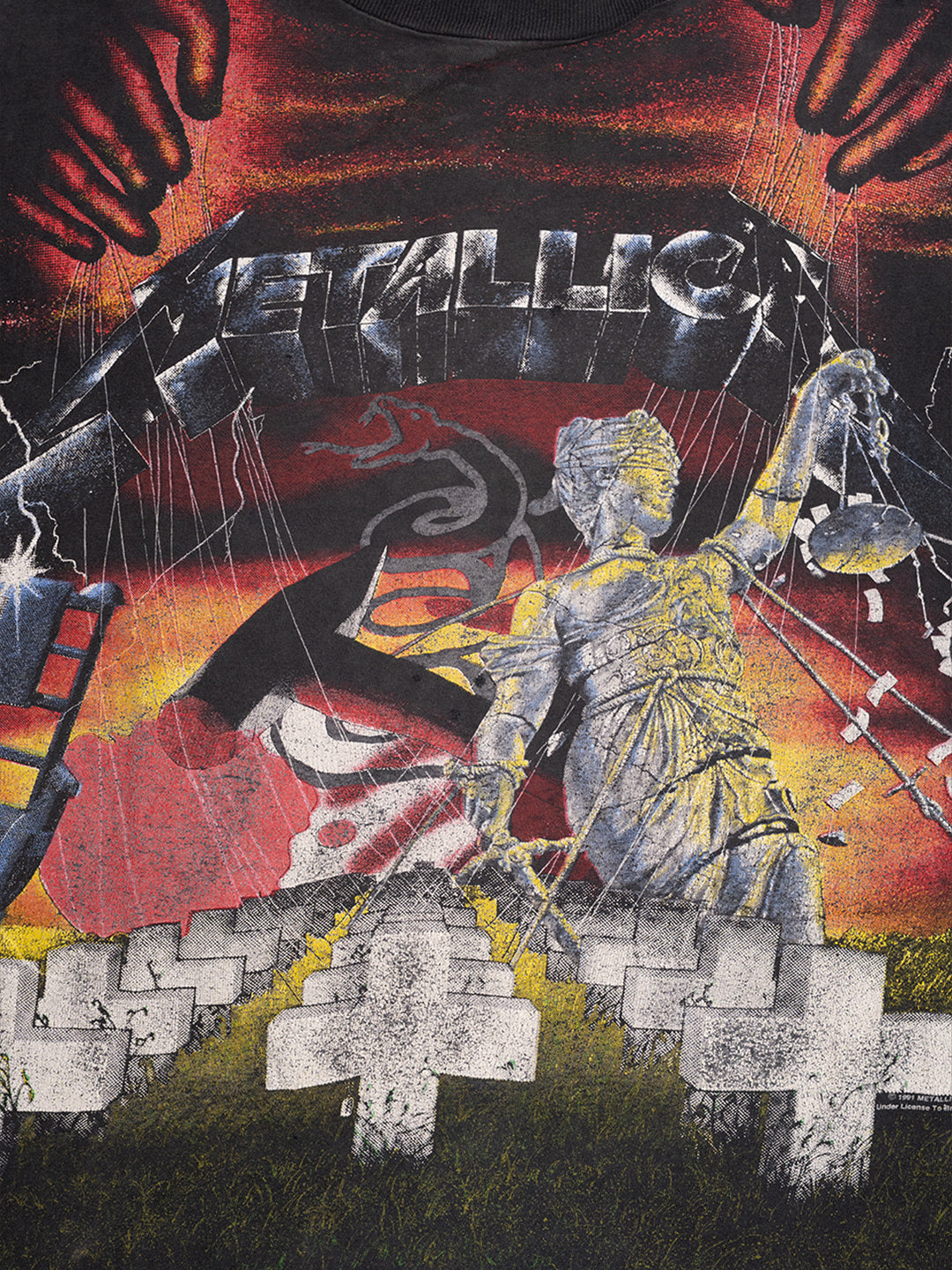 METALLICA close up