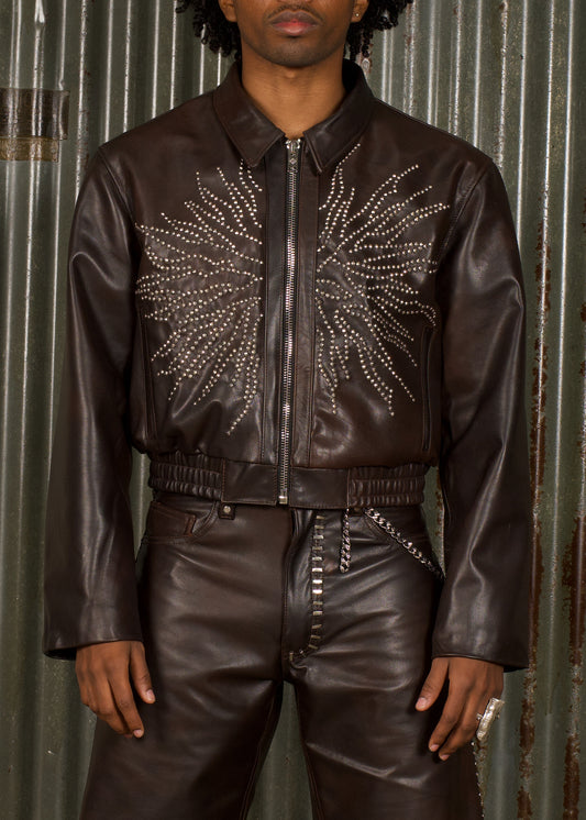 SPITFIRE LEATHER JACKET - COPY