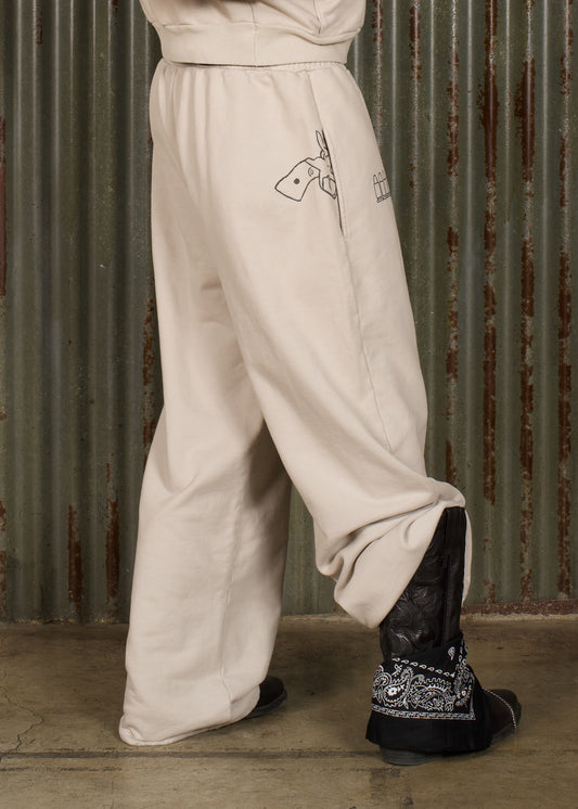 REVOLVER SWEATPANT - IVORY