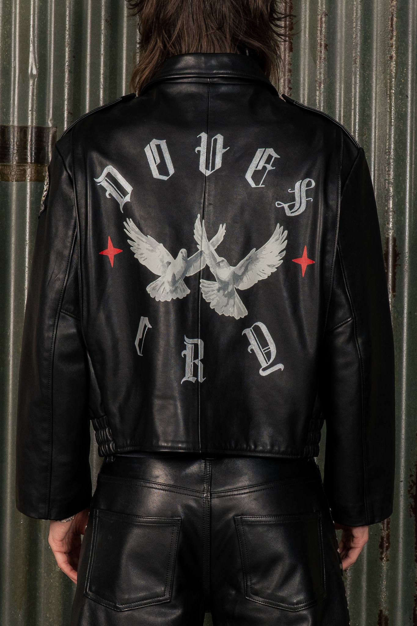 THE CREW LEATHER JACKET - COPY