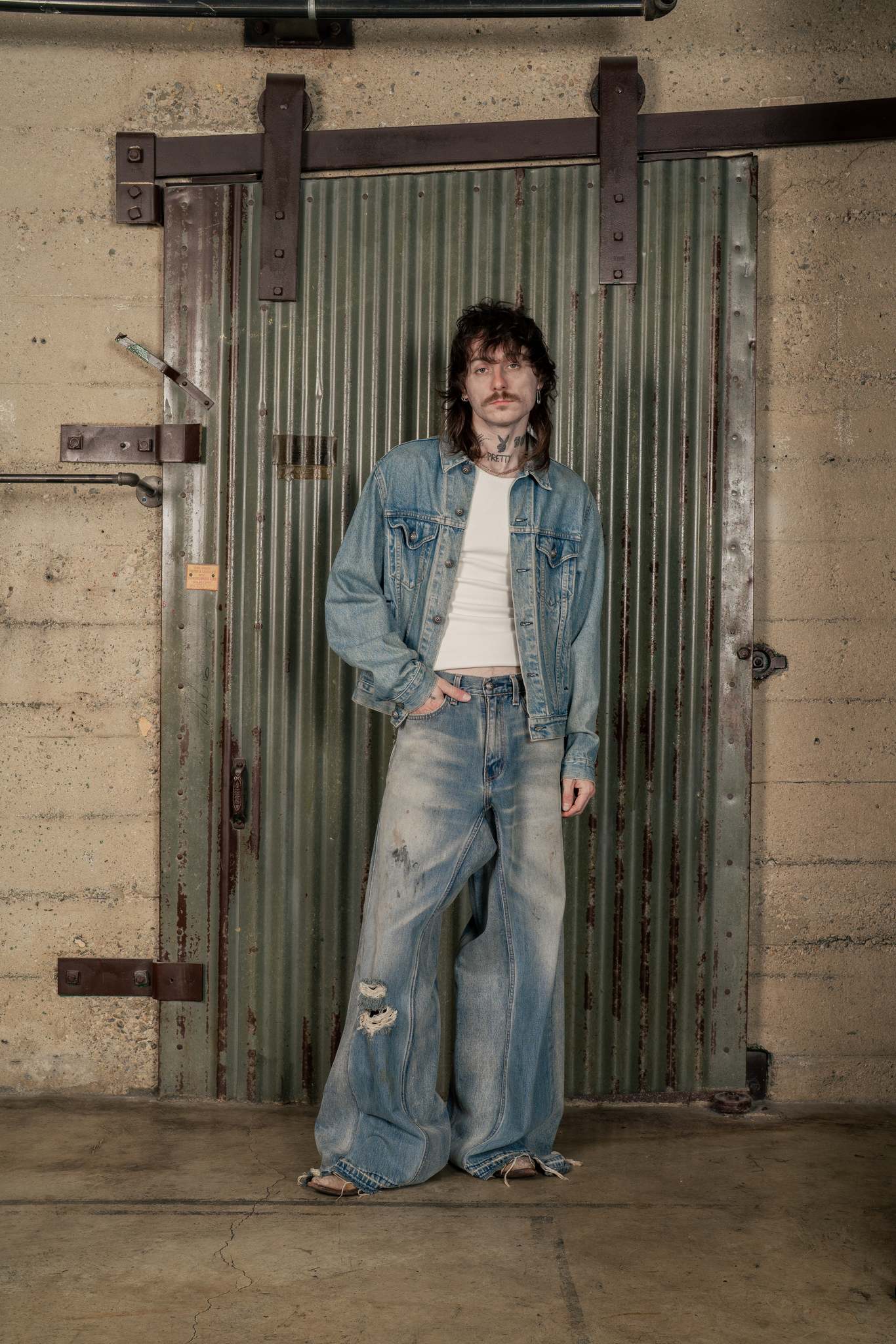 BIG SPLIT AJAX DENIM