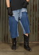 SHADOW DENIM SHORT - BLUE
