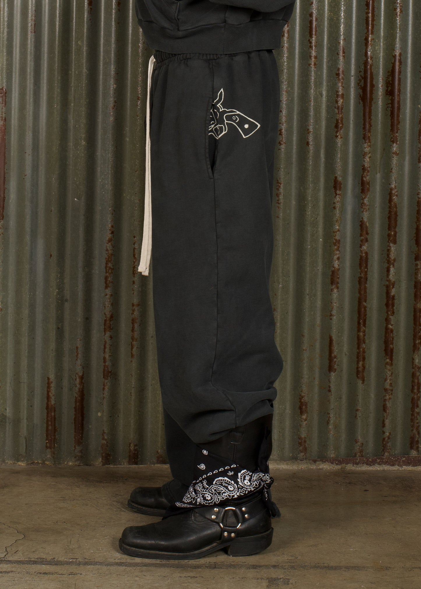 REVOLVER SWEATPANT - BLACK