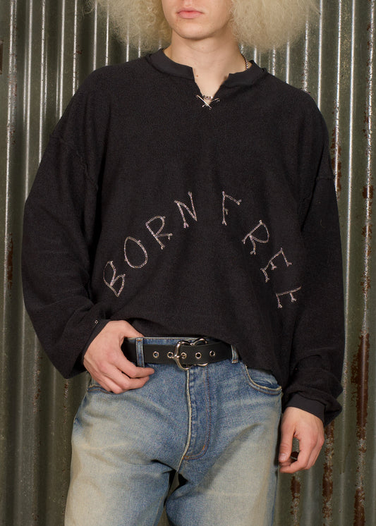 BORN FREE LONG-SLEEVE SWEATER
