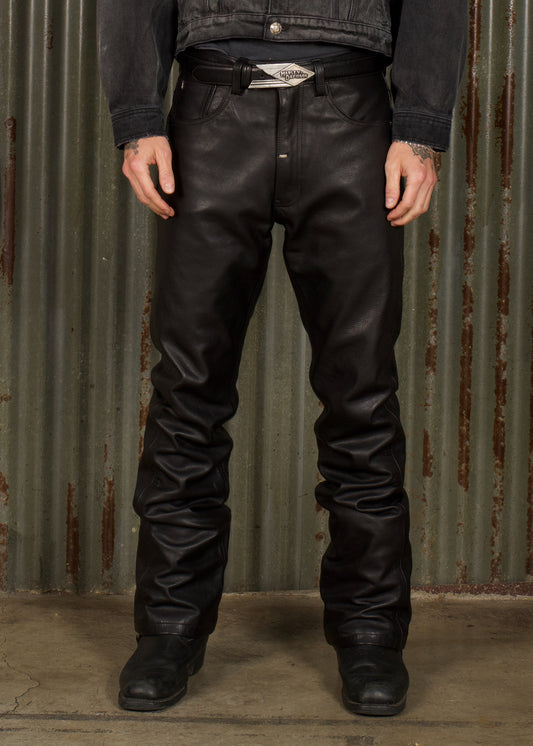 FLAT TIRE LEATHER PANT