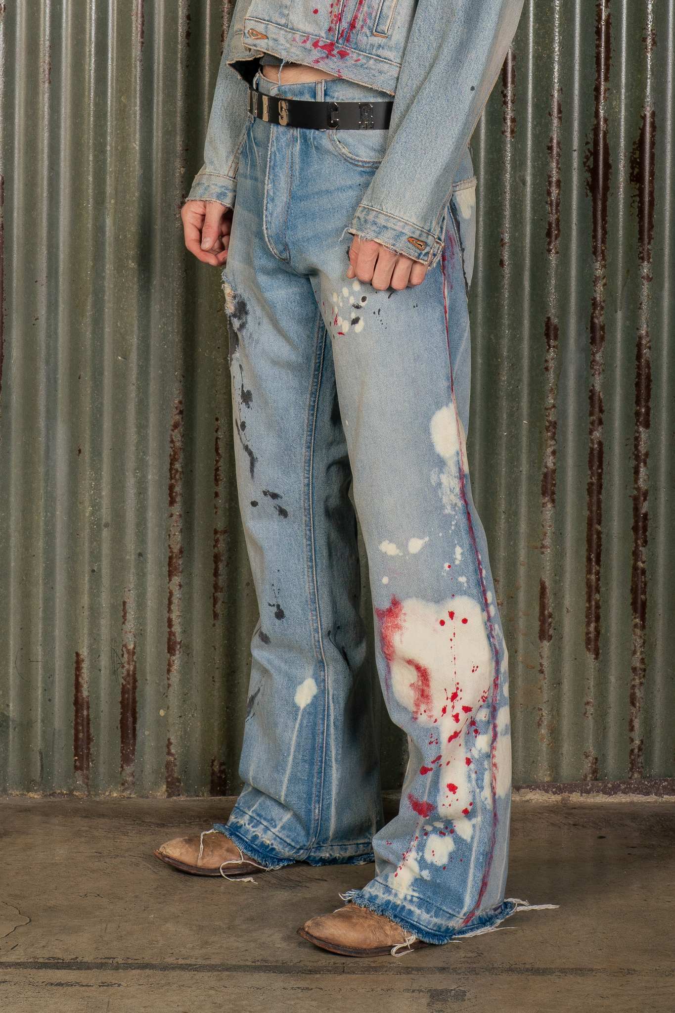 Oil Changed Denim Pant