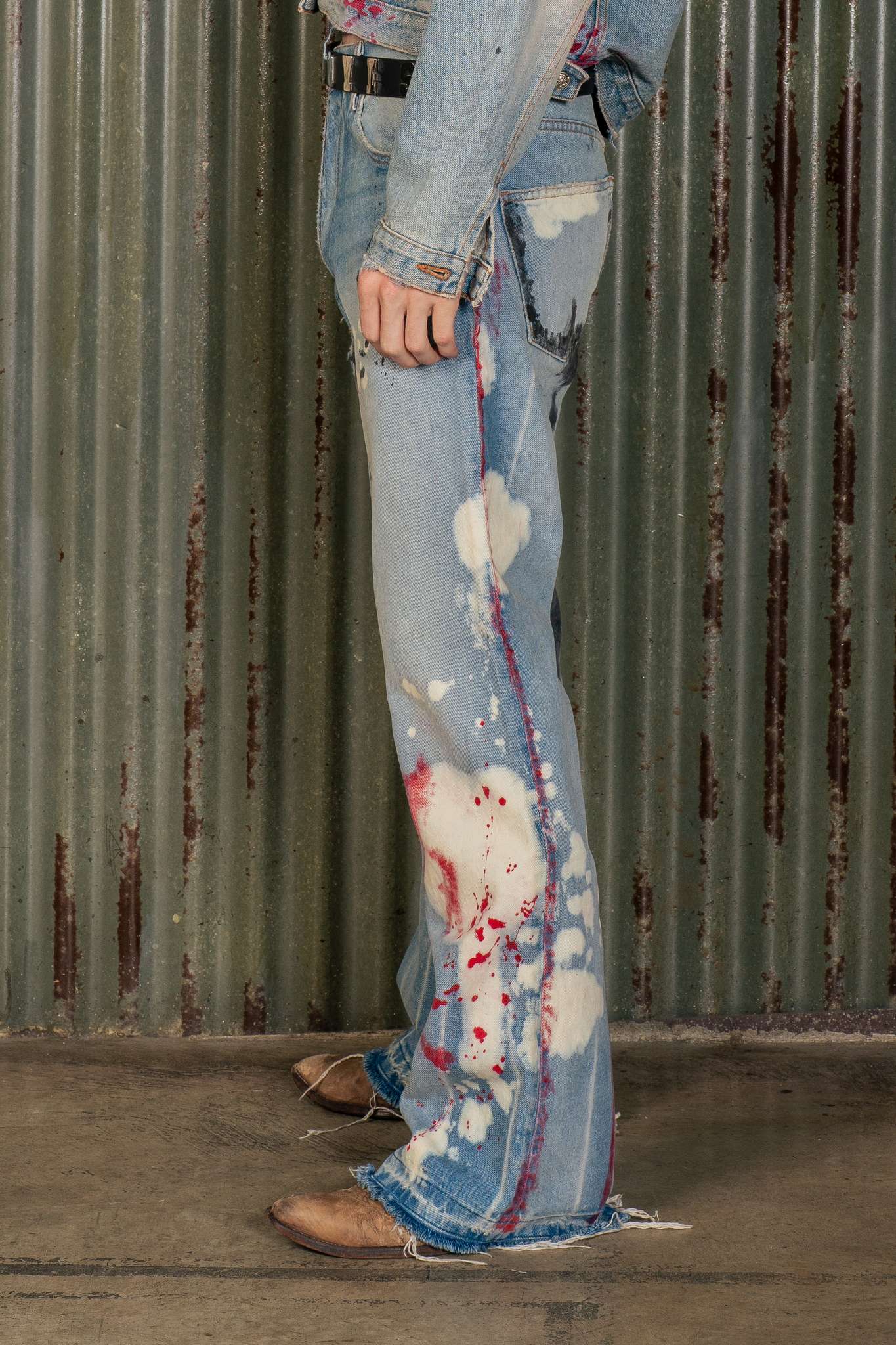 Oil Changed Denim Pant