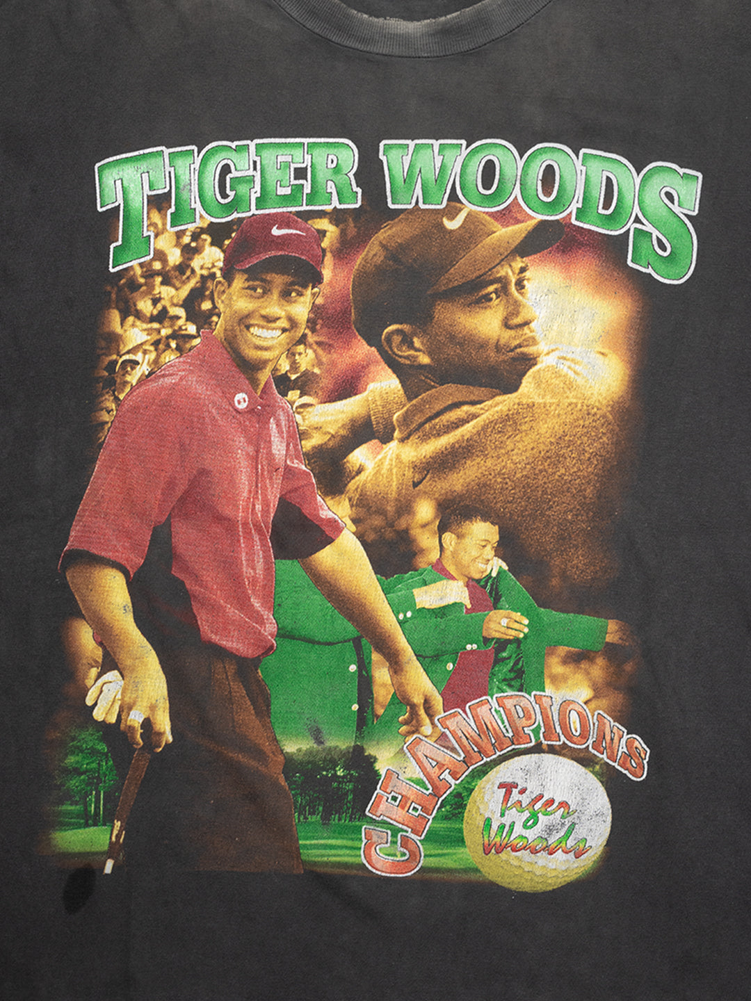 TIGER WOODS close up